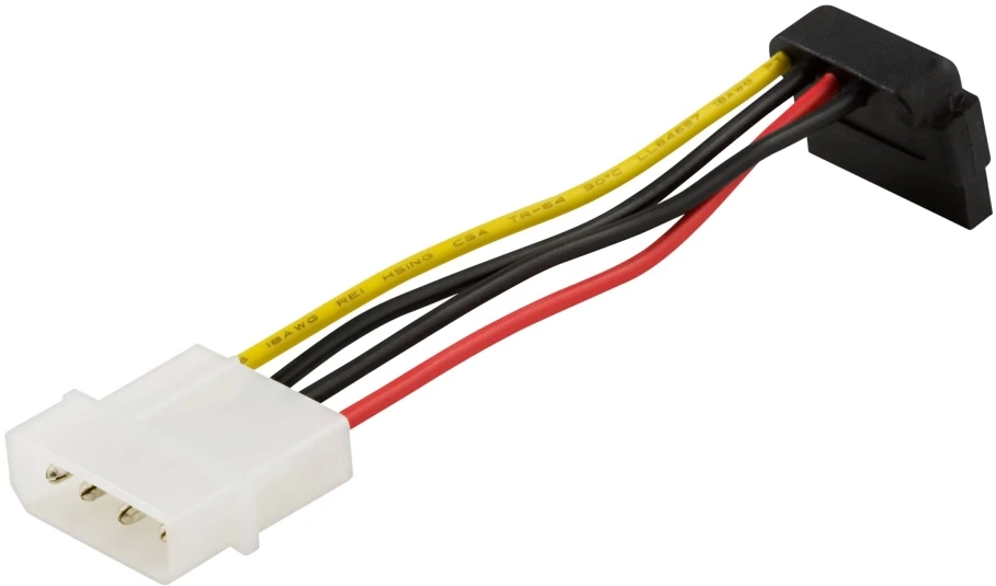 Kabelis ATA DELTACO 4pin / SATA-S1