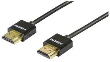 Deltaco plonas HDMI laidas su auksuotomis jungtimis
