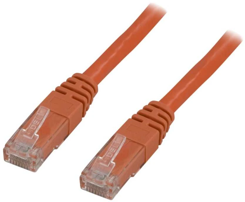 DELTACO CAT6 U / UTP tinklo kabelis, 2 m, oranžinis