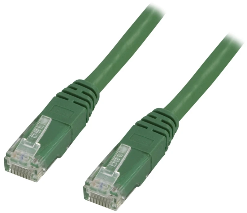 Deltaco TP-62G, 2 m, Cat6, RJ-45, RJ-45, Žalias