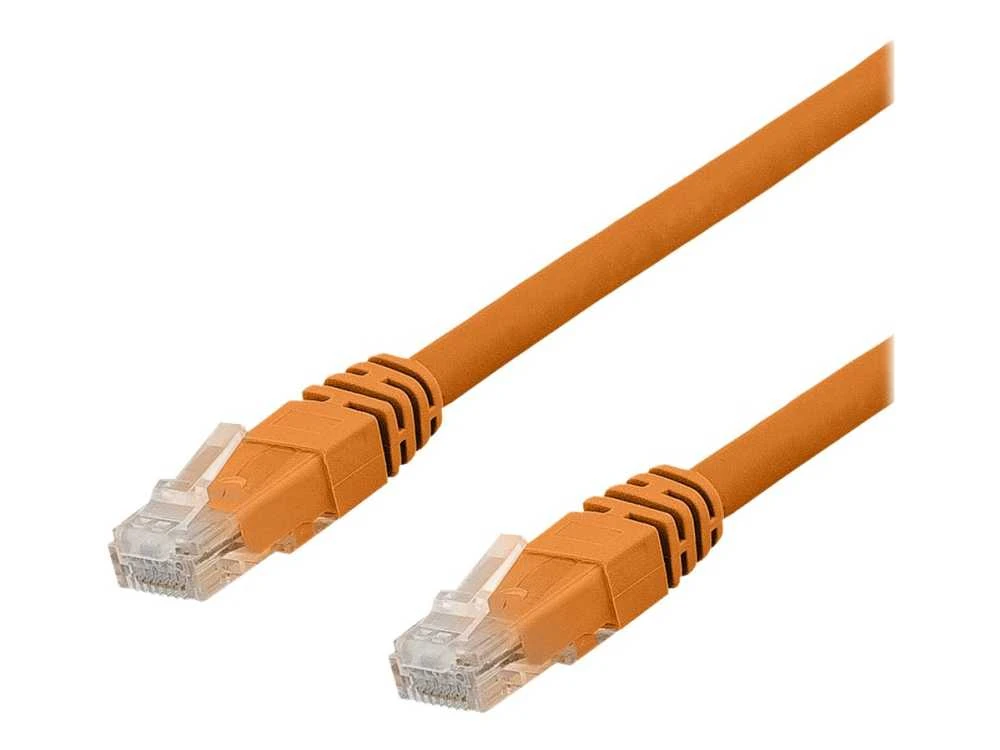 Deltaco TP-65ORAU, 5 m, Cat6a, U/UTP (UTP), RJ-45, RJ-45, oranžinis