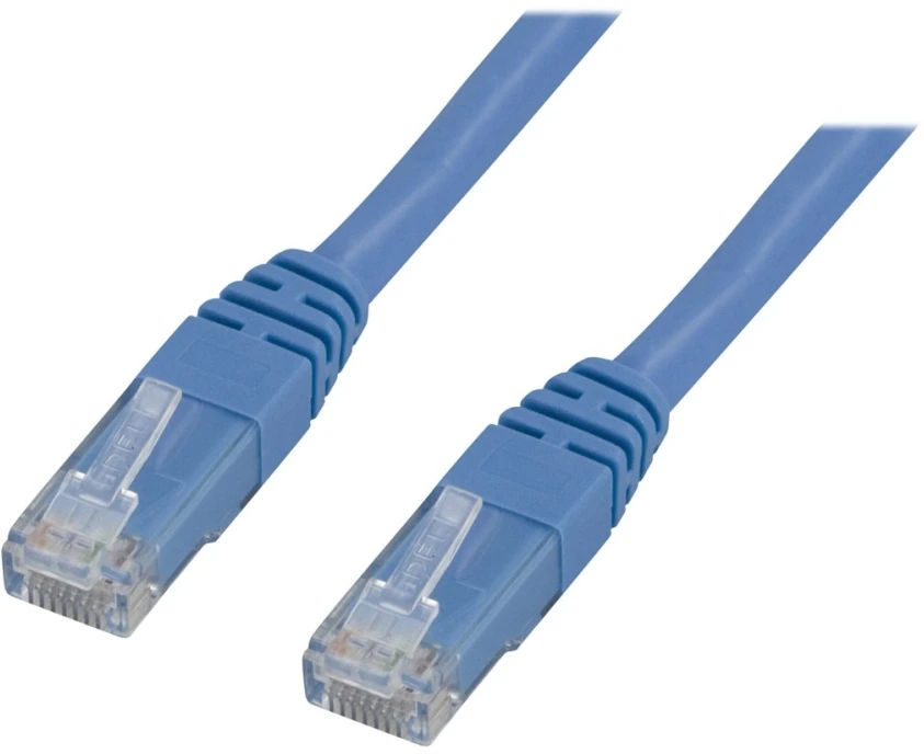 Deltaco TP-67B, 7 m, Cat6, U/UTP (UTP), RJ-45, RJ-45, Mėlynas