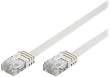 Goobay Deltaco DELTACO TP-610V-FL - patchkabel - 10 m