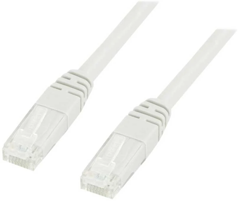 DELTACO U / UTP Cat6 patch kabelis, 0.3m, 250MHz, LSZH, baltas / TP-603V