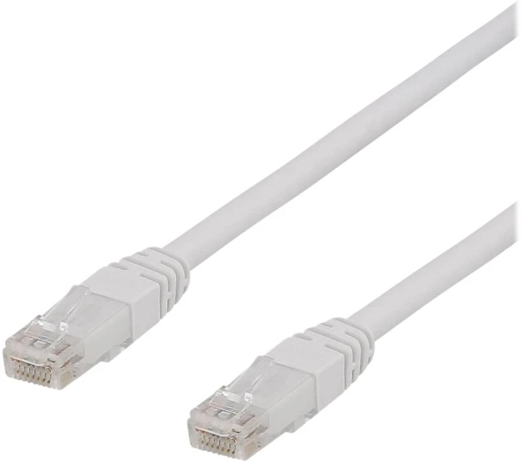 DELTACO U/UTP Cat6a jungiamasis kabelis, 7 m, 500 MHz, LSZH, baltas