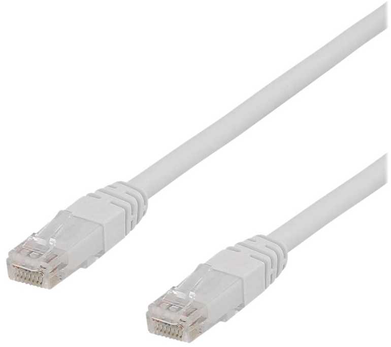 DELTACO U/UTP Cat6a jungiamasis kabelis, 500MHz, Delta sertifikuotas, LSZH, baltas