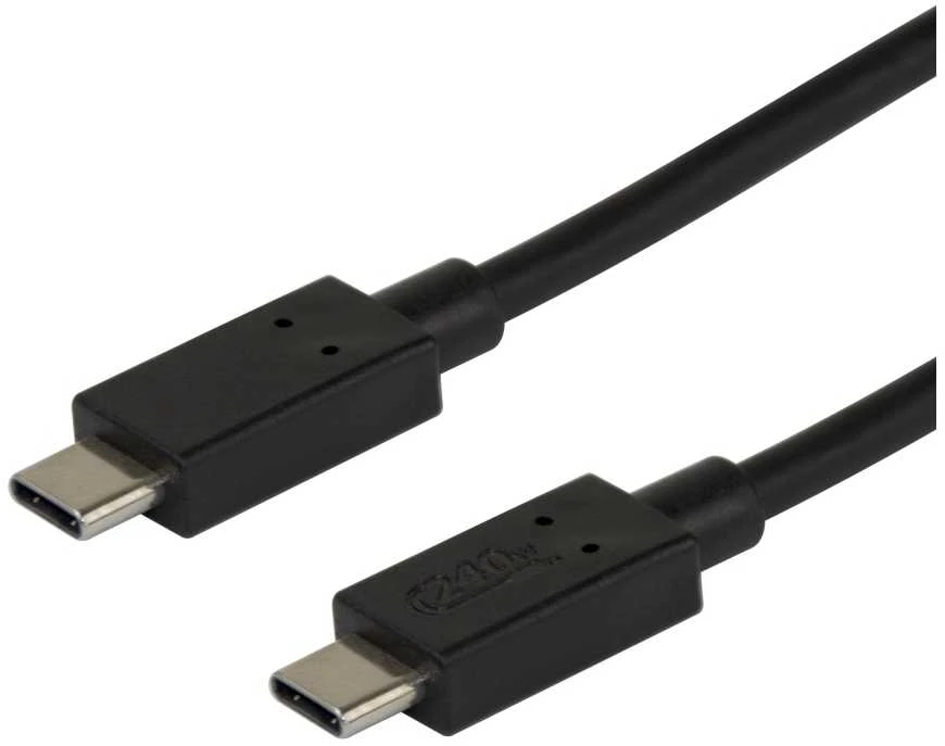 Deltaco USB 2.0 įkrovimo laidas, EPR 240W, 1,0 m, juodas