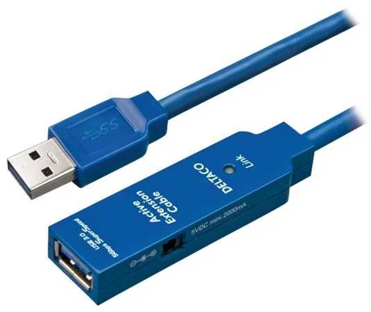 Kabelis DELTACO USB 3.0, 10.0m / USB3-1006