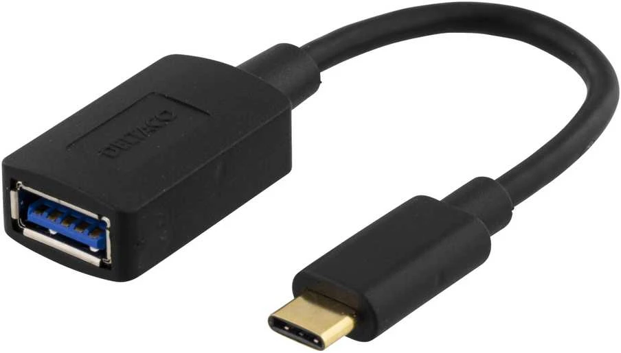 Adapteris DELTACO USB 3.1 "CA", juodas / USBC-1204