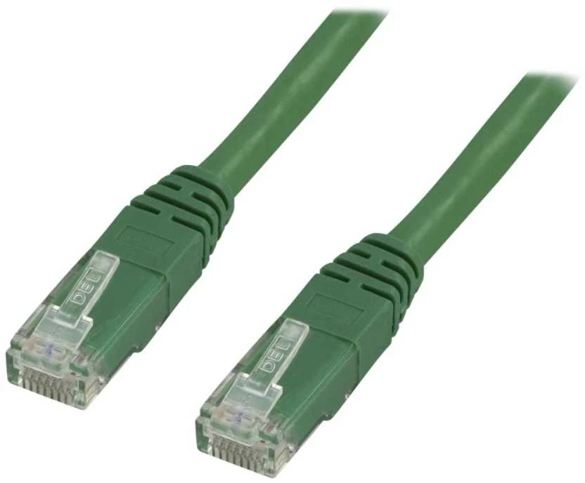 DELTACO UTP Cat6 patchkabel, LSZH, 0.5m, grön