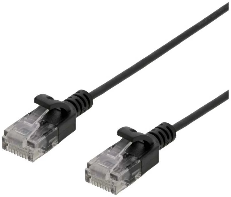 Deltaco UUTP-1403, 2 m, Cat6, U/FTP (STP), RJ-45, RJ-45, juodas