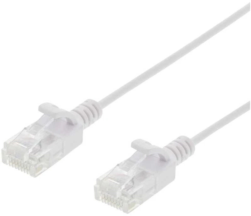 Deltaco UUTP-1410, 0,5 m, Cat6, U/FTP (STP), RJ-45, RJ-45, baltas