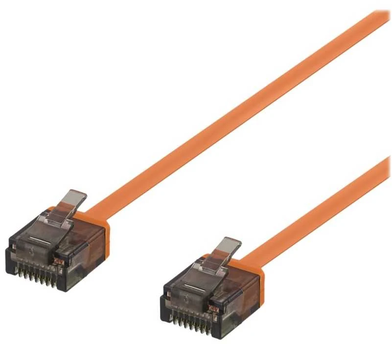 Deltaco UUTP-2024, 1 m, Cat6a, U/UTP (UTP), RJ-45, RJ-45, Oranžinis