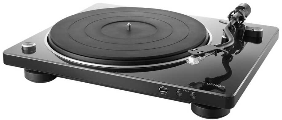 Patefonas Denon Denon DP-450USB patefonas Juodas