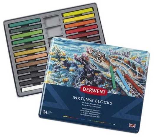 Derwent Inktense Blocks 24 vnt skarda