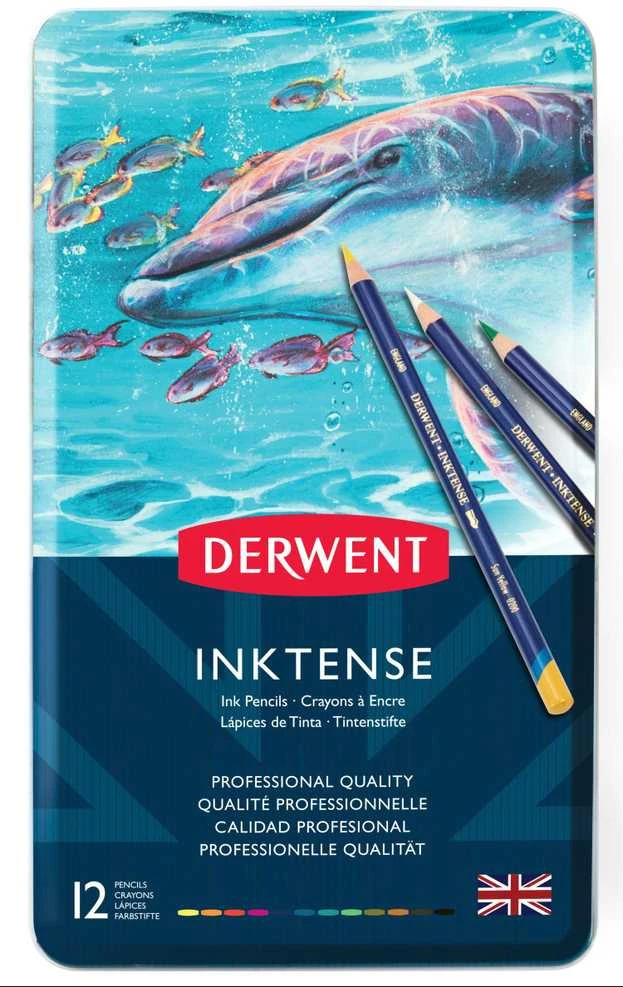 Derwent - Inktense Pencils, 12 Tin
