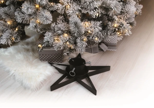 Dąstal Det Gamle Apotek Christmas medžio stand, h 10cm, w 45cm, d 47cm, juodas