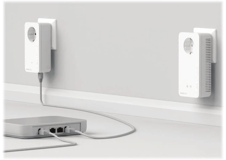 Maršrutizatorius Devolo Ag devolo Magic 2 WiFi ac Next Starter Kit 2400Mbit, Powerline+WLAN, 3x LAN, Mesh