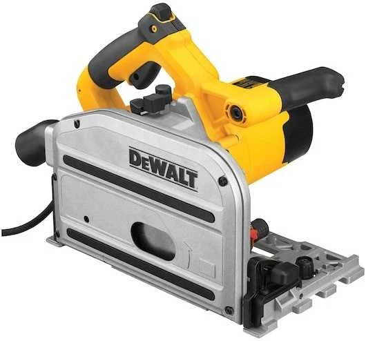 Dewalt elektrinis įleidžiamas pjūklas + kreipiančioji liniuotė, 1,5 m (‎DWS520KTR-QS)