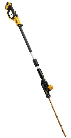 DEWALT akumuliatorinės gyvatvorių žirklės ilgu kotu DCMPH566P1 18V 55cm 1x5,0Ah