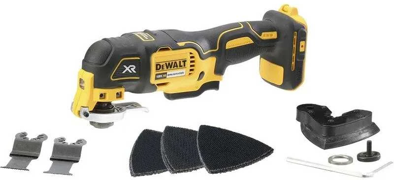Dewalt Daugiafunkcis akumuliatorinis įrankis DCS355N + priedai, 18V, be akumuliatoriaus ir kroviklio