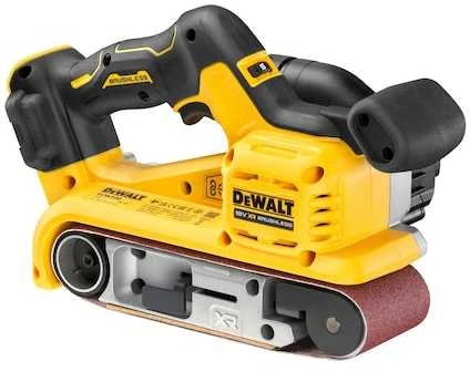 Juostinis šlifuoklis DeWalt DCW220NT-XJ; 18 V (be akumuliatoriaus ir pakrovėjo)