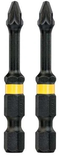 DEWALT IMPACT BIT PZ2x50 2 vnt. YPATINGAS POVEIKIO TORSIJA
