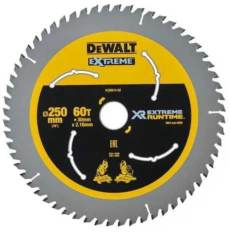 Pjovimo diskas medienai DeWalt DT99573-QZ; 250x30 mm; 60T