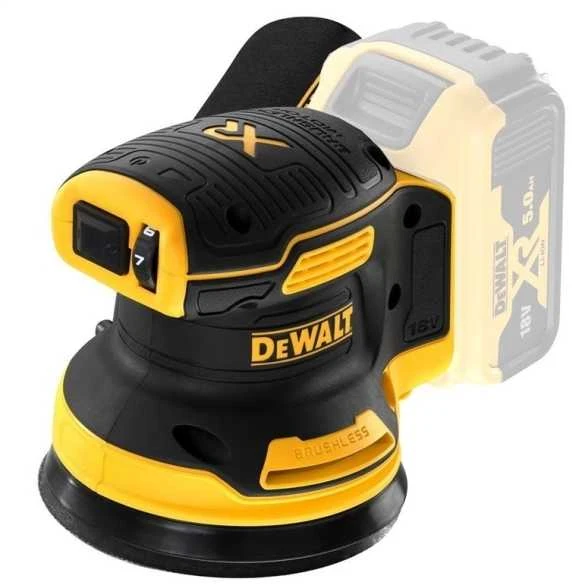 DeWalt Akumuliatorinis ekscentrinis šlifuoklis DCW210N be akumuliatoriaus ir kroviklio