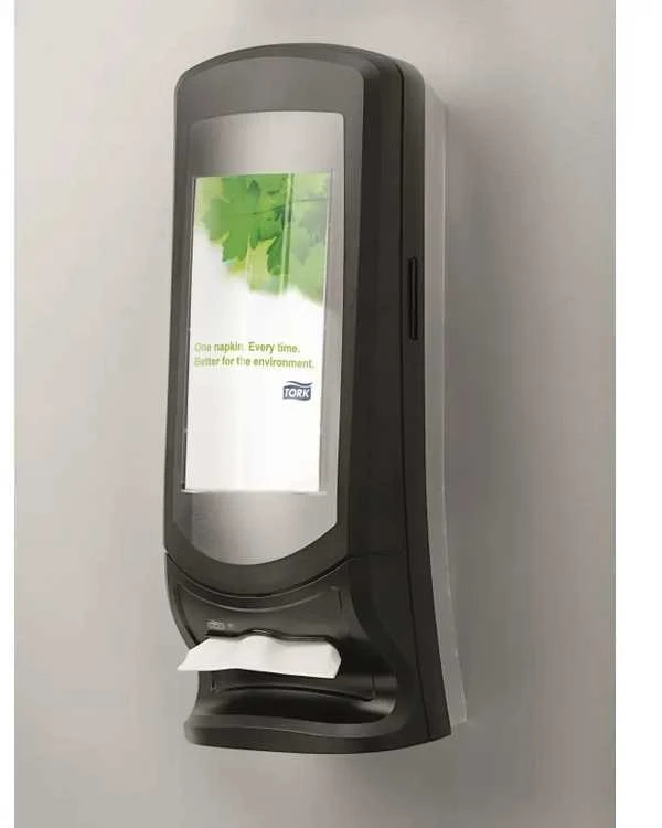 Servetėlių dozatorius TORK XPRESSNAP STAND, didelės talpos, 14.9 x 14.9 x 15.7 cm, juoda