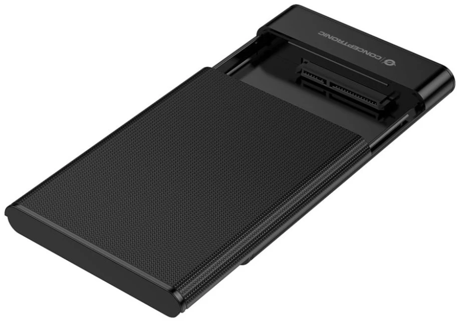 „Conceptronic“ „Conceptronic DANTE06B“ kietojo disko korpusas Juodas 2,5 colio HDD/SSD korpusas
