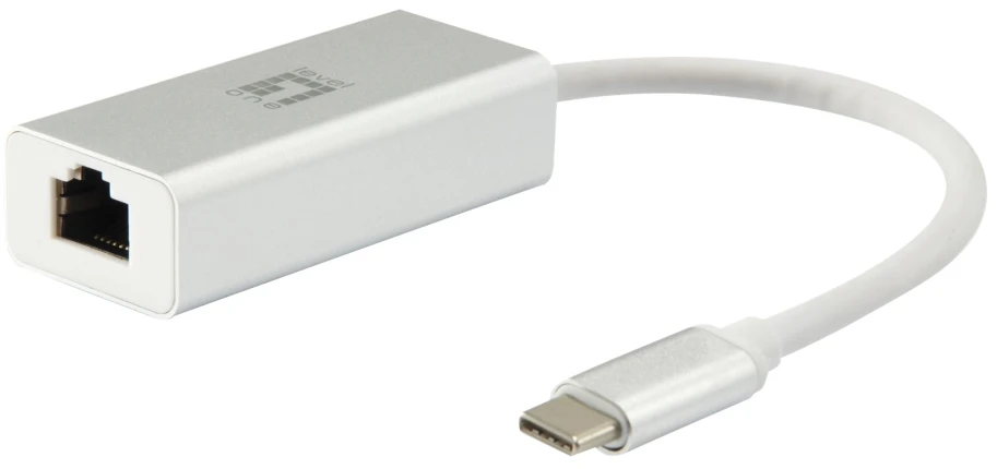 Level One Digital Data Communications „LevelOne USB-0402“ gigabito USB-C tinklo adapteris – laidinis – USB C tipo – Ethernet – 1000 Mbps – sidabrinis (USB-0402 V4)