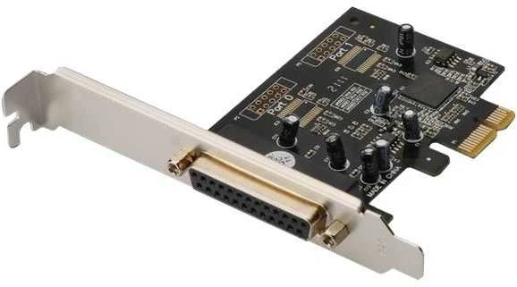 Assmann Electronic DIGITUS PCIexpress Add-On kortelė Lygiagreti 1 prievadas 1xDB25 F Slot Bracket + LP Bracket OXPCIe952 lustų rinkinys
