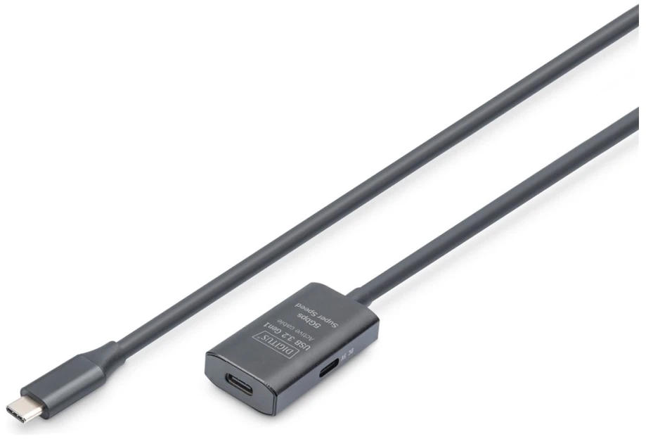 Digitus Skaitmenas | Aktyvus USB 3.2 Gen2 10G ilgintuvas | DA-73112 | USB-C į USB-C