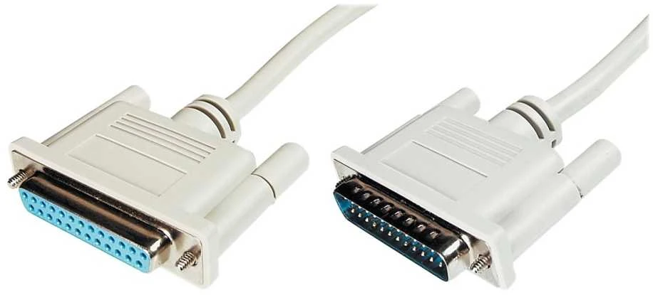 Assmann Electronic ASSMANN duomenų perdavimo prailginimo kabelis D-Sub25 M/F 2,0 m serijinis / lygiagrečiai suformuotas