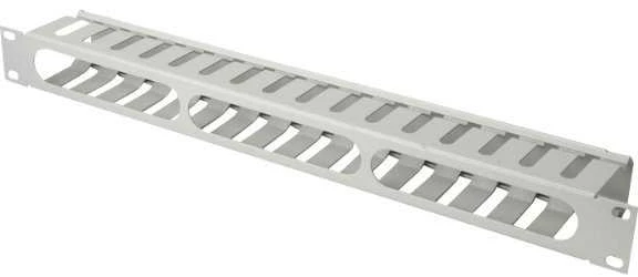 Assmann Electronic DIGITUS kabelių valdymo narvas 1U Nuimamas priekinis skydas RAL7035 pilkas