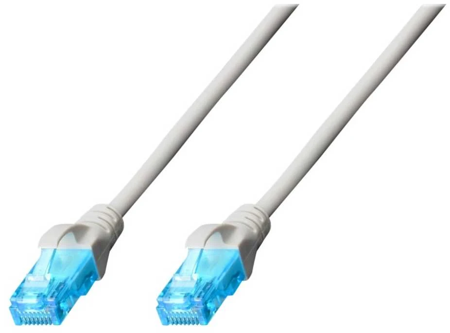 Assmann Electronic DIGITUS CAT 5e U-UTP patch kabelis PVC AWG 26/7 ilgio 0,25m spalvotas pilkas