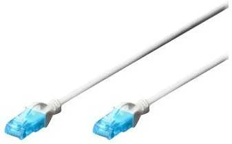 DIGITUS DK-1512-005/WH Premium CAT 5e UTP patch kabelis 0,50m spalva baltas