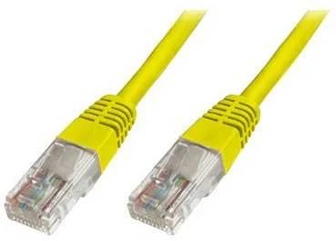 Assmann Electronic DIGITUS CAT 5e U-UTP patch kabelis PVC AWG 26/7 ilgis 2 m spalva geltona