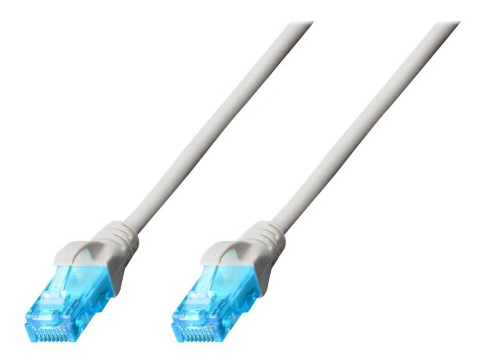Assmann Electronic DIGITUS CAT 5e U-UTP patch kabelis PVC AWG 26/7 ilgio 30 m spalvotas pilkas