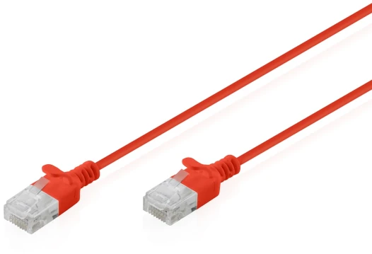 Digitus Patchcord Slim Cat.6 U/UTP LSZH 2m raudona (DK-1618-020S-R)