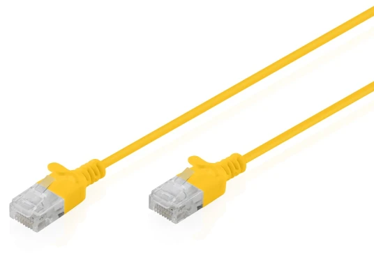 Digitus Patchcord Slim Cat.6 U/UTP LSZH 3m geltona (DK-1618-030S-Y)
