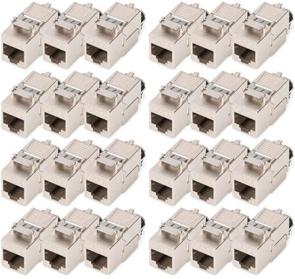 Digitus Modulis CAT 8.1 Keystone, ekranowany, beznarzędziowe złącze montażowe - 24 vnt.