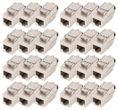 Digitus Modulis CAT 8.1 Keystone, ekranowany, beznarzędziowe złącze montażowe - 24 vnt.