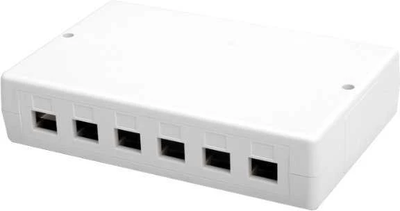 DIGITUS Consolidation-Point Box 6x Keystone lizdams