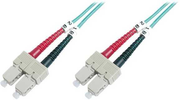 Assmann Electronic „Assmann“ elektroninis DIGITUS šviesolaidinis laidas nuo SC iki SC daugiamodis 50/125 m dvipusis ilgis, 3 m, klasė OM3
