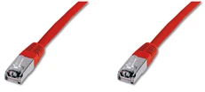 Digitus Digitus Komutacinis kabelis, FTP, CAT5E 7.0m kabelis sieciowy Raudona 7 m
