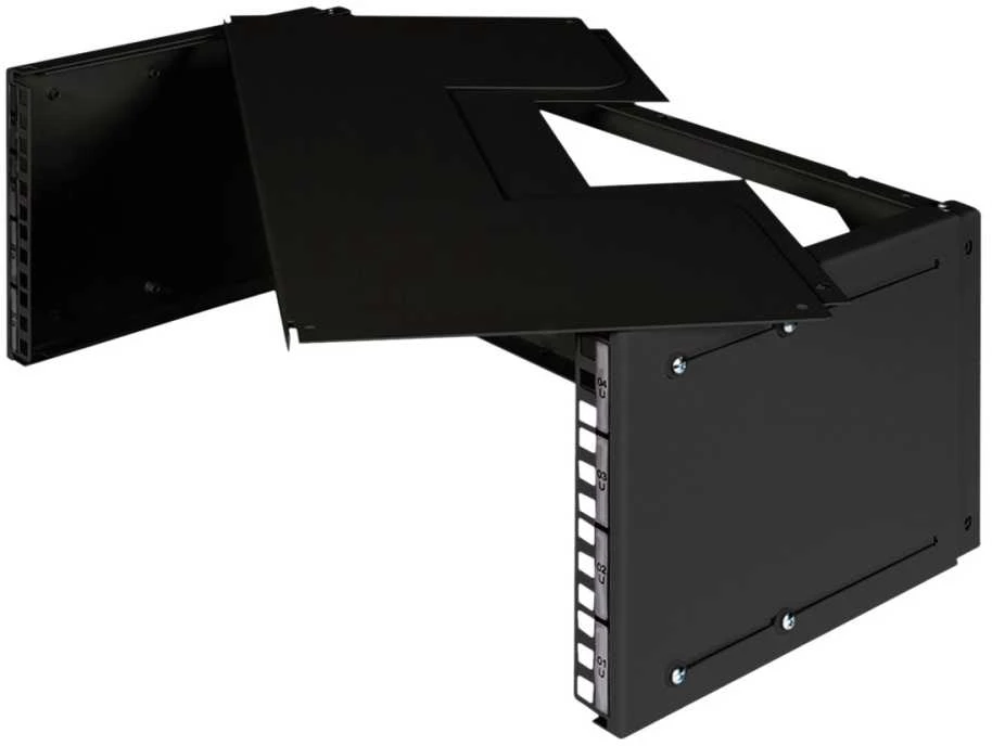 Digitus Viršutinė ir apatinė uždarymo panelė laikikliui, Viršutinė panelė, Juoda, Plienas, Turkija, 48,3 cm (19"), 515 mm