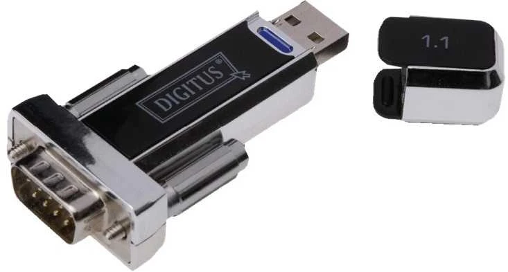 Assmann Electronic Assmann elektroninis DIGITUS keitiklis USB1.1 į serijinį įsk. USB A/M USB A/F laidas 80cm