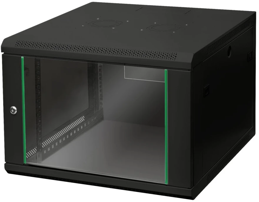 DIGITUS Wandgehuse Dynamic 7HE 385x600x600mm juodas